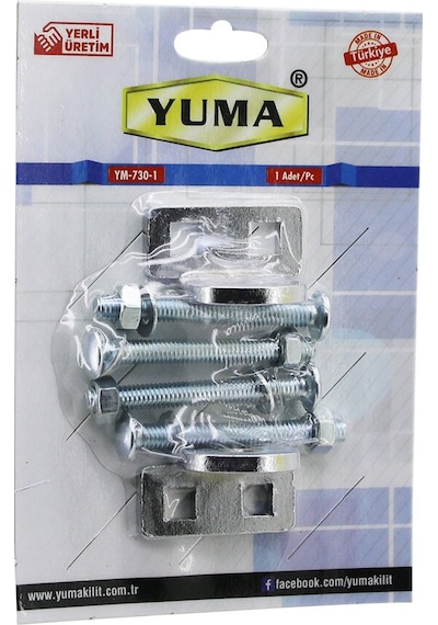 Yuma Ym-730-1 Kapı Emniyet Rezesi Asma Kilit Takılabilir Menteşe 5570 Diğer