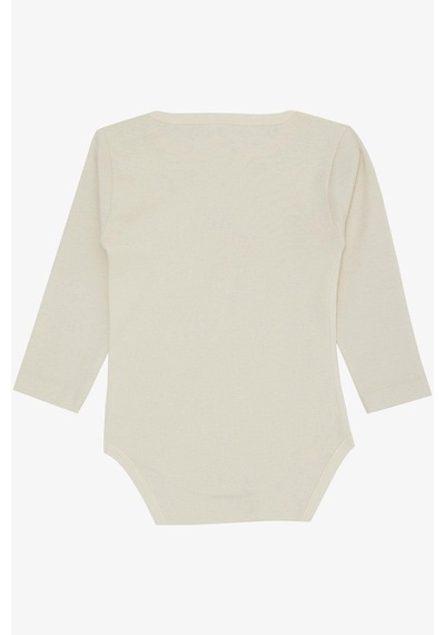 Breeze Kız Bebek Çıtçıtlı Zıbın Body Kalpli Uğur Böceği Baskılı 9 Ay-3 Yaş, Ekru-ekru Ekru