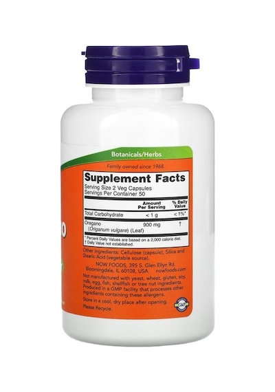 Oregano, 450 Mg, 100 Veg Capsules