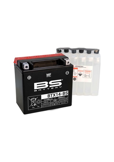 Bs Battery Btx14-bs Motosiklet Aküsü