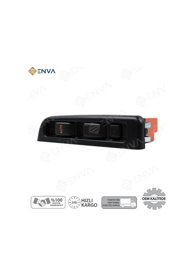 Isuzu Şampiyon Sol Ön İkili Cam Açma Düğmesi Anahtarı siyah 12v