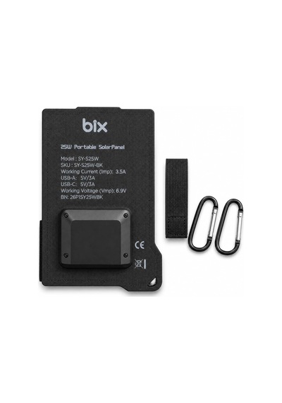 25w Taşınabilir Solar Şarj Paneli Katlanabilir Ip67 Korumalı Usb-a Ve Type-c Çıkışlı Kamp Karavan Outdoor İçin