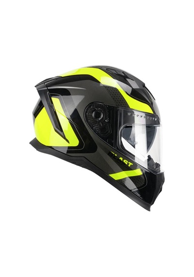 Cgm 311R Blast Race Kapalı Kask Sarı Siyah