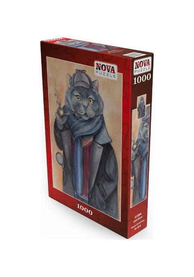 Nova 1000 Parça Gizli Görev. Dedektif Kedi Puzzle