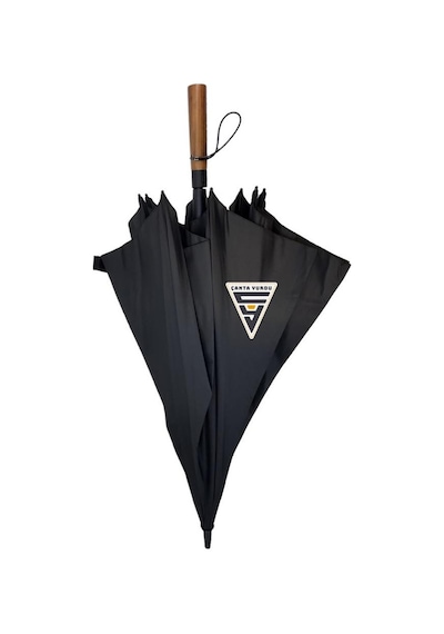 Snotline Marlux Ahşap Sap 130 Cm Fiber Vale Şemsiye Siyah