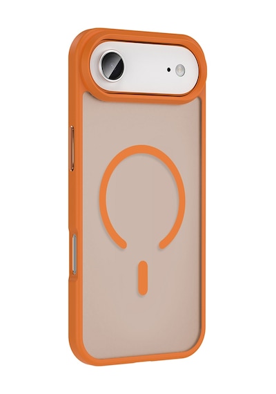 Apple Uyumlu iPhone 17 Air Kılıf M-safe Şarj Özellikli Mat Arka Yüzey Zore Sio Kapak Lacivert