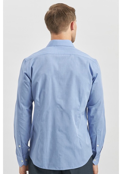 İmza Mavi Uzun Kol Düz Filafil Sert Yaka Cepsiz Pamuklu Classic Slim Fit Gömlek 1004240913 Mavi İmza Mavi Uzun Kol Düz Filafil Sert Yaka Cepsiz Pamuklu Classic Slim Fit Gömlek 1004240913 Mavi
