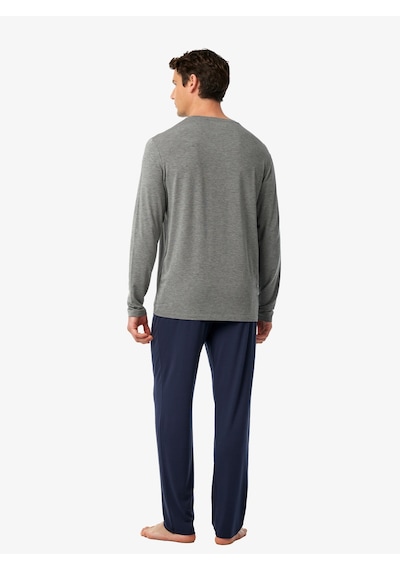 Blackspade Erkek Pijama Takımı 41043 - Gri Melanj
