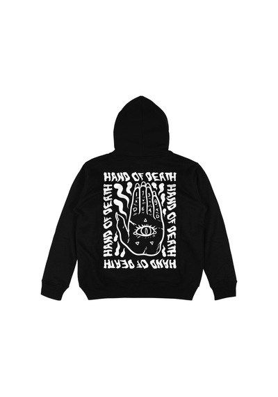 Tarzsokak Hand Of Dead Siyah Oversize Unisex Kapüşonlu Sweatshirt Hoodie