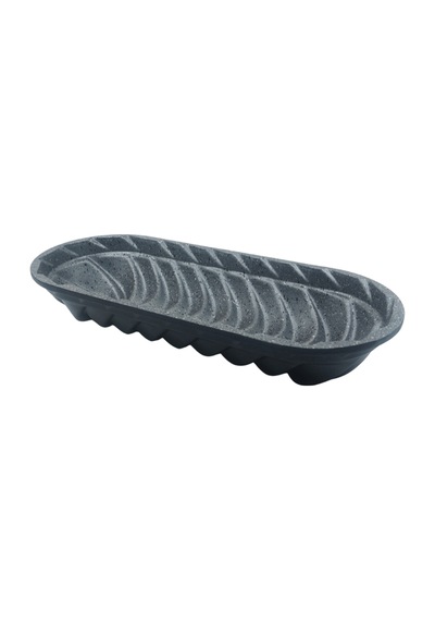 Sara Baton Döküm Kek Kalıbı 35cm Siyah Siyah