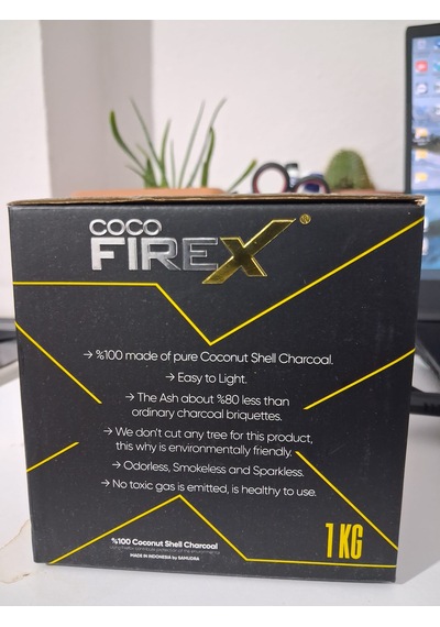 Cocofirex 26 Mm Hindistan Cevizi Kabuğu Nargile Kömürü