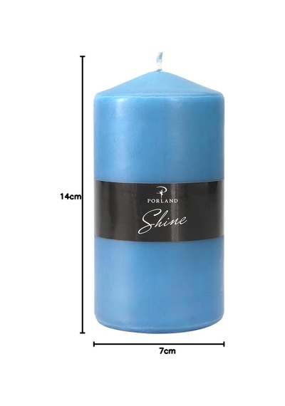 Porland Shine Blok Mum Mavi 7x14 Cm, Tekli Genel