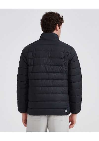 Skechers M Outerwear Padded Jacket Erkek Siyah Mont S231242-001 Siyah