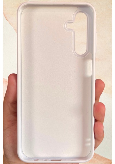 Samsung Galaxy A25 Yıldız Tozu Premium Beyaz Silikon Kılıf