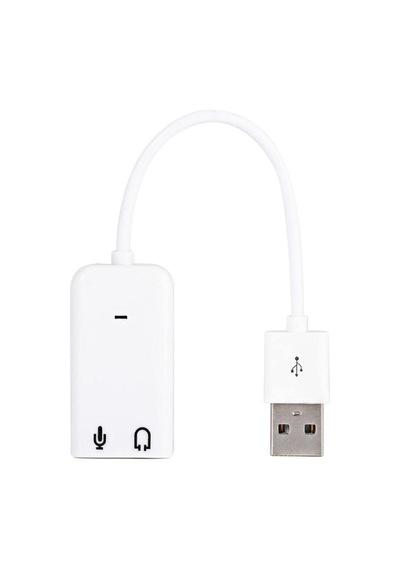 Harici Kablolu 7.1 Usb Ses Kartı 3.5mm Mikrofon Çevirici Dönüştürücü Adaptör