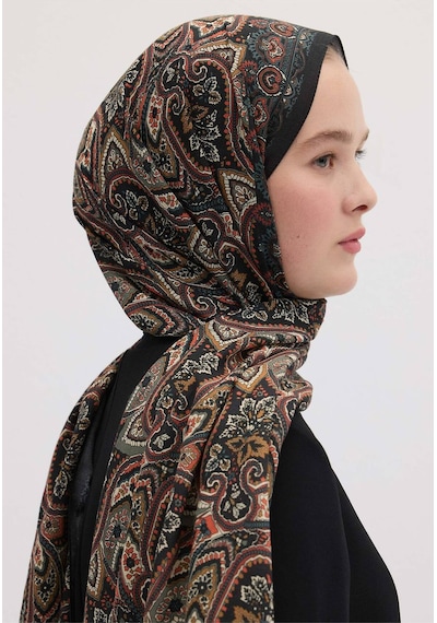 Freshscarfs Vintage Echo Desen Şal Erik Çürüğü
