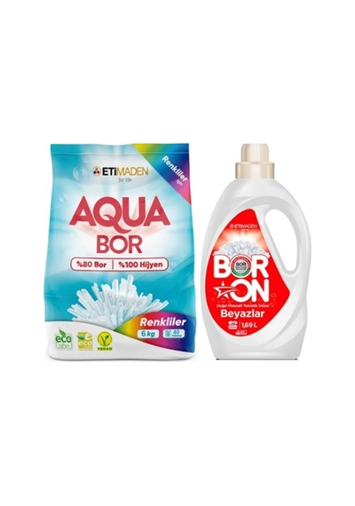 Doğal Mineralli Toz Çamaşır Deterjanı 6 Kg 40 Yıkama Sıvı Beyazlar Için 26 Yıkama 35458704