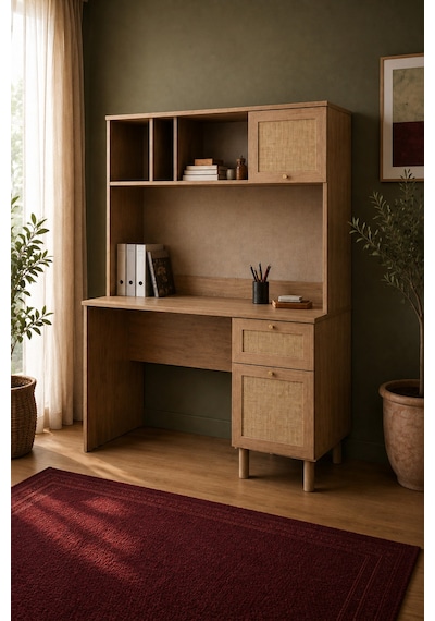 Home Sona Raflı Çalışma Masası 120x173x60 Cm Cadiz Meşe İskandinav Tasarım Ahşap Rengi - 914418363 Ahşap Rengi Home Sona Raflı Çalışma Masası 120x173x60 Cm Cadiz Meşe İskandinav Tasarım Ahşap Rengi - 914418363 Ahşap Rengi