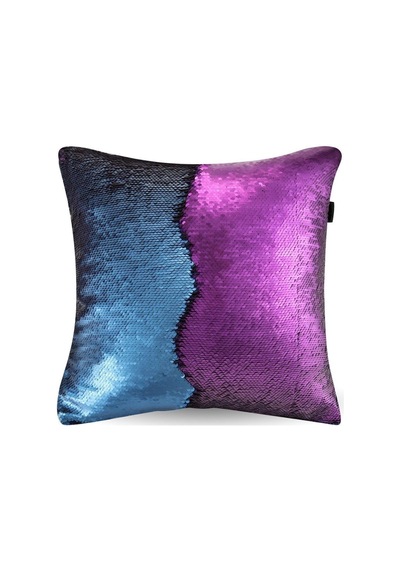 Pullu Yastık Kılıfı 40 X 40 Cm Çift Taraflı Payetler Dekoratif Yastık Koltuk Yastığı Renk Değişimi Parıltı Diğer