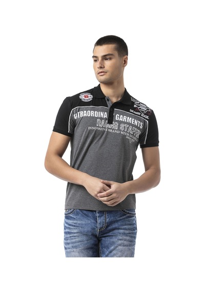 Cipo & Baxx Ct803 Erkek Polo Tişört - Regular Fit, Baskı Ve Aplikeli Anthracite Antrasit Cipo & Baxx Ct803 Erkek Polo Tişört - Regular Fit, Baskı Ve Aplikeli Anthracite Antrasit