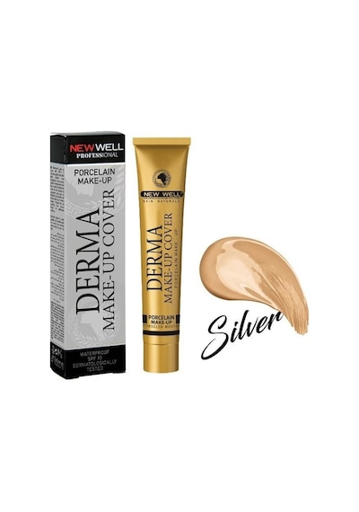 New Well Derma Cover Make-Up Porselen Makyaj Kapatıcı Fondöten 3