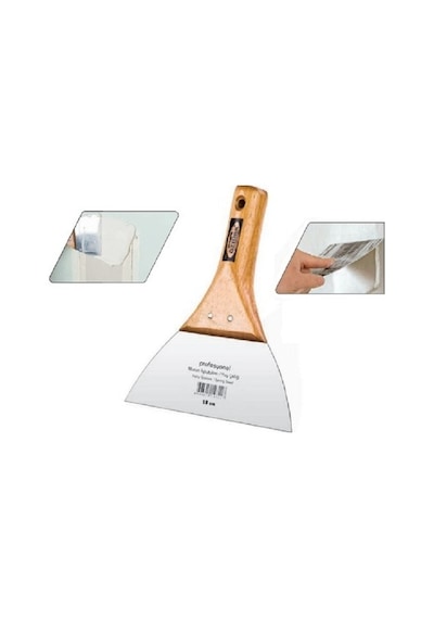 Sgs Macun Ispatulası Ahşap Saplı 8 Cm Sgs372 Sarı
