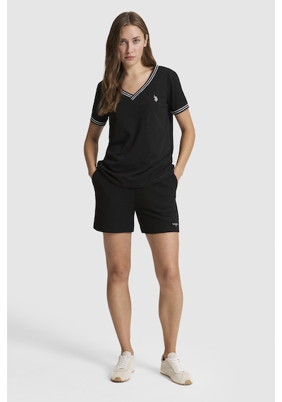 U.s. Polo Assn. Kadın Siyah Şort Örme 50323506-vr046