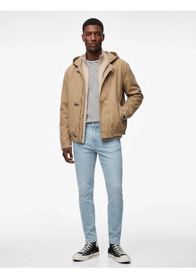 Koton Skinny Michael Açık İndigo Erkek Jean Pantolon 7wam40084nd