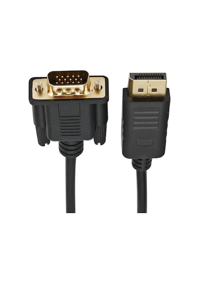 Maxgo 3001 Display Port To Vga Kablo Display Vga Dp To Vga 1.8m Displayport Erkek Vga Erkek Kablo