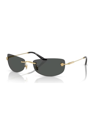 Versace Ve 2279 100287 60 Erkek Dikdörtgen Gold Metal Güneş Gözlüğü Altın