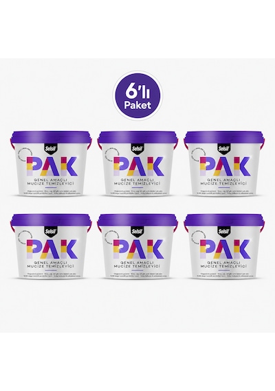 Selsil Pak Genel Amaçlı Mucize Temizleyici Krem 500 Gr  6 Adet