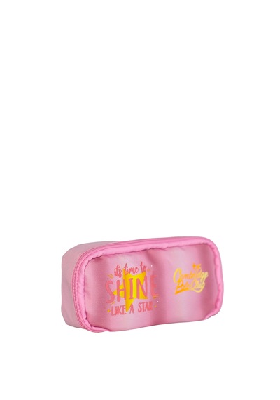 Açık Pembe Star Unisex Çocuk Tek Bölmeli Kalem Çantası