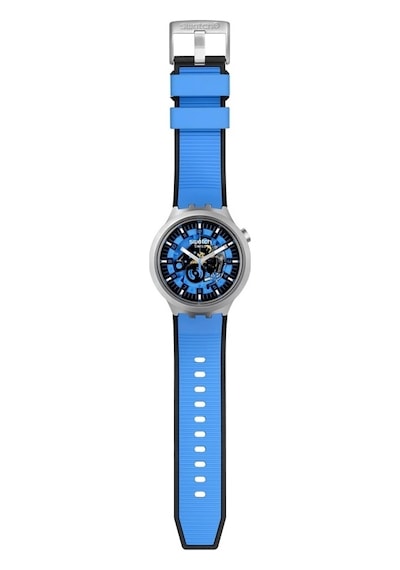 Swatch Bıg Bold Irony Sb07s106 Azure Blue Daze Unisex Kol Saati