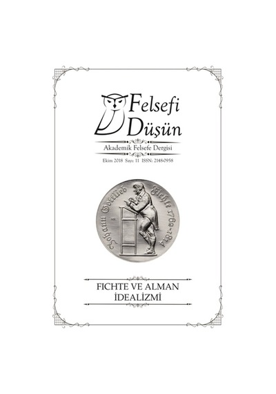 Felsefi Düşün Akademik Felsefe Dergisi Sayı - 11 Ekim 2018
