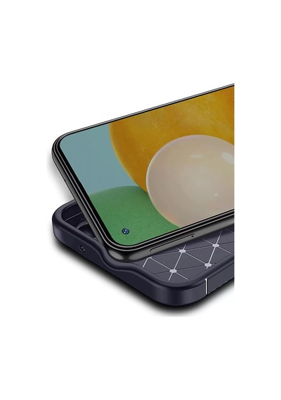 Newface Tecno Spark 30c Kılıf Auto Focus Karbon Kapak - Lacivert