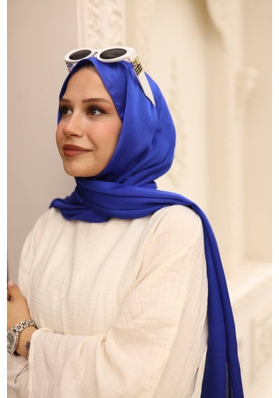 Silk Home Janjan Şal Saks Mavi