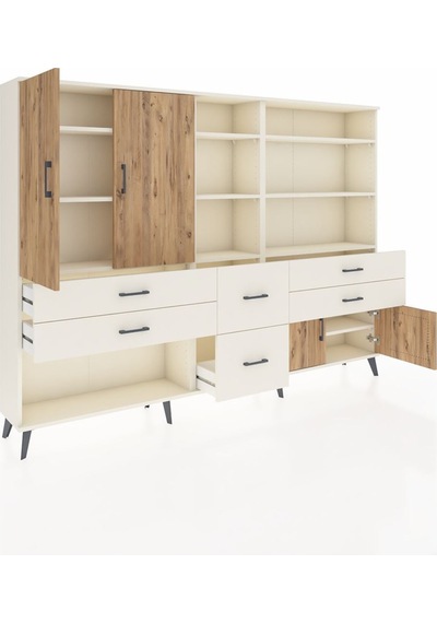 Arges Dolap 10 Raflı 6 Çekmeceli 4 Kapaklı 220x30x163 Aytaşı-çam/aytaşı Atlas Çam/aytası - Aytası Arges Dolap 10 Raflı 6 Çekmeceli 4 Kapaklı 220x30x163 Aytaşı-çam/aytaşı Atlas Çam/aytası - Aytası