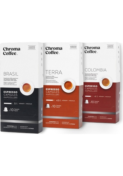 Chroma Coffee Classic Series Nespresso Uyumlu Kapsül 3 x 10'lu