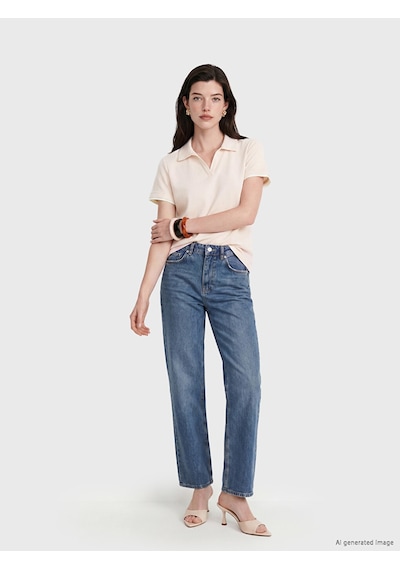 Lcw Comfort Pembe Polo Yaka Kadın Tişört