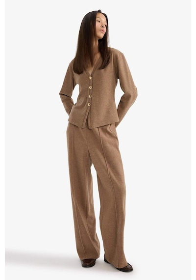 Defacto Wide Leg Geniş Bol Paça Pantolon G6332ax25wnbn531 Kahve-bn531
