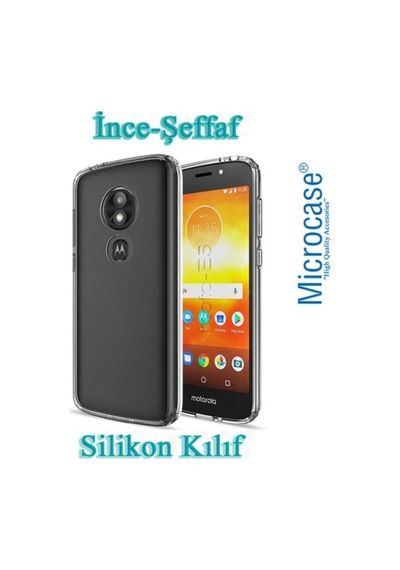 Motorola Moto E5 Ince 0.2 Mm Soft Silikon Kilif + Tempered Cam 266303530 - Seçenek / Cam Koruma-Cam Istiyorum