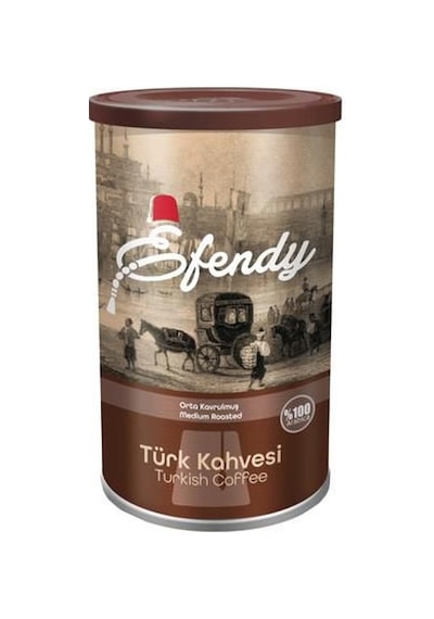 Efendy Orta Kavrulmuş Türk Kahvesi Teneke 500 G