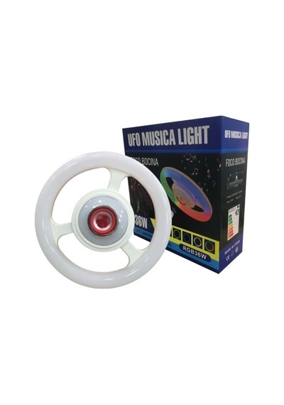 Rgb Bluetooth Hoparlör Ufo Led Ampul Tipi Disko Işıklı Lamba Speaker Çok Renkli
