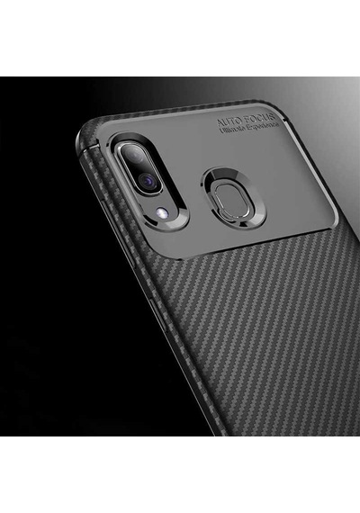 Samsung Uyumlu Galaxy A10s Kılıf Zore Negro Silikon Kapak Siyah