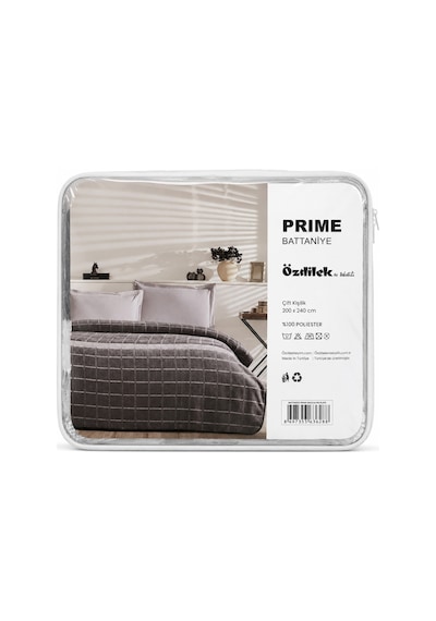 Özdilek Prime -masculine Plate K.gri -çift Kişilik Battaniye Koyu Gri