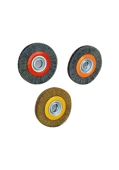 Leo Dairesel Tel Fırça Çelik Telli 125X25Mm