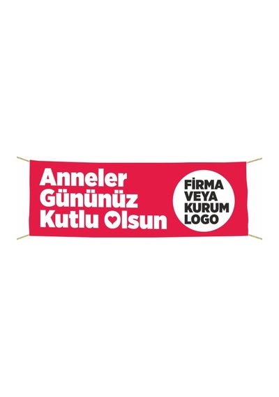 Anneler Günü Pankart -3 Tek Ebat