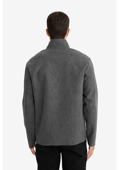 Defacto Regular Fit Yarım Fermuarlı Sweatshirt E9626ax25auar163 Antrasit-ar163