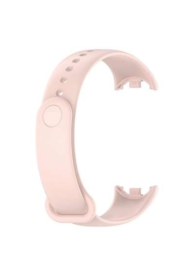Xiaomi Mi Band 8 İçin Silikon Kordon Pudra Mi Band 8 İle Uyumlu Kordon - Pudra Çok Renkli