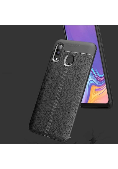 Samsung Uyumlu Galaxy A10s Kılıf Zore Niss Silikon Kapak Siyah